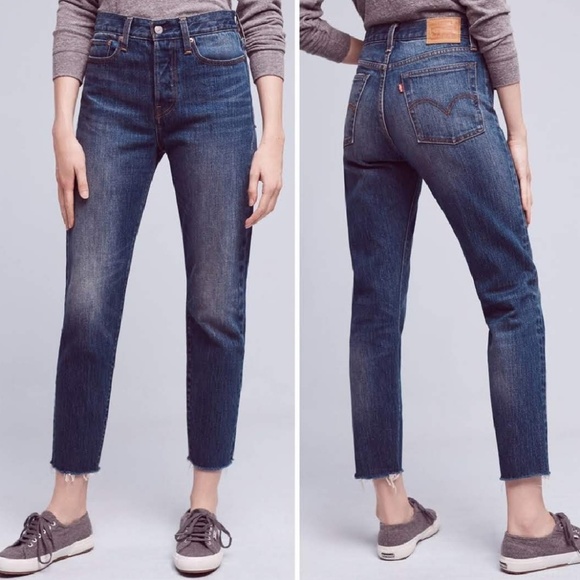 levi's wedgie fit white oak cone denim